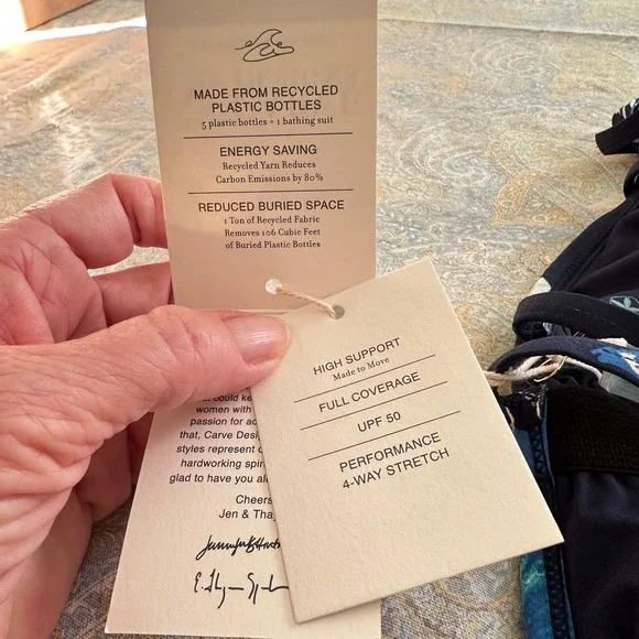 Carve Designs Beacon One Piece Swimsuit Stargazer Floral Print Small Tall - Picture 8 of 10